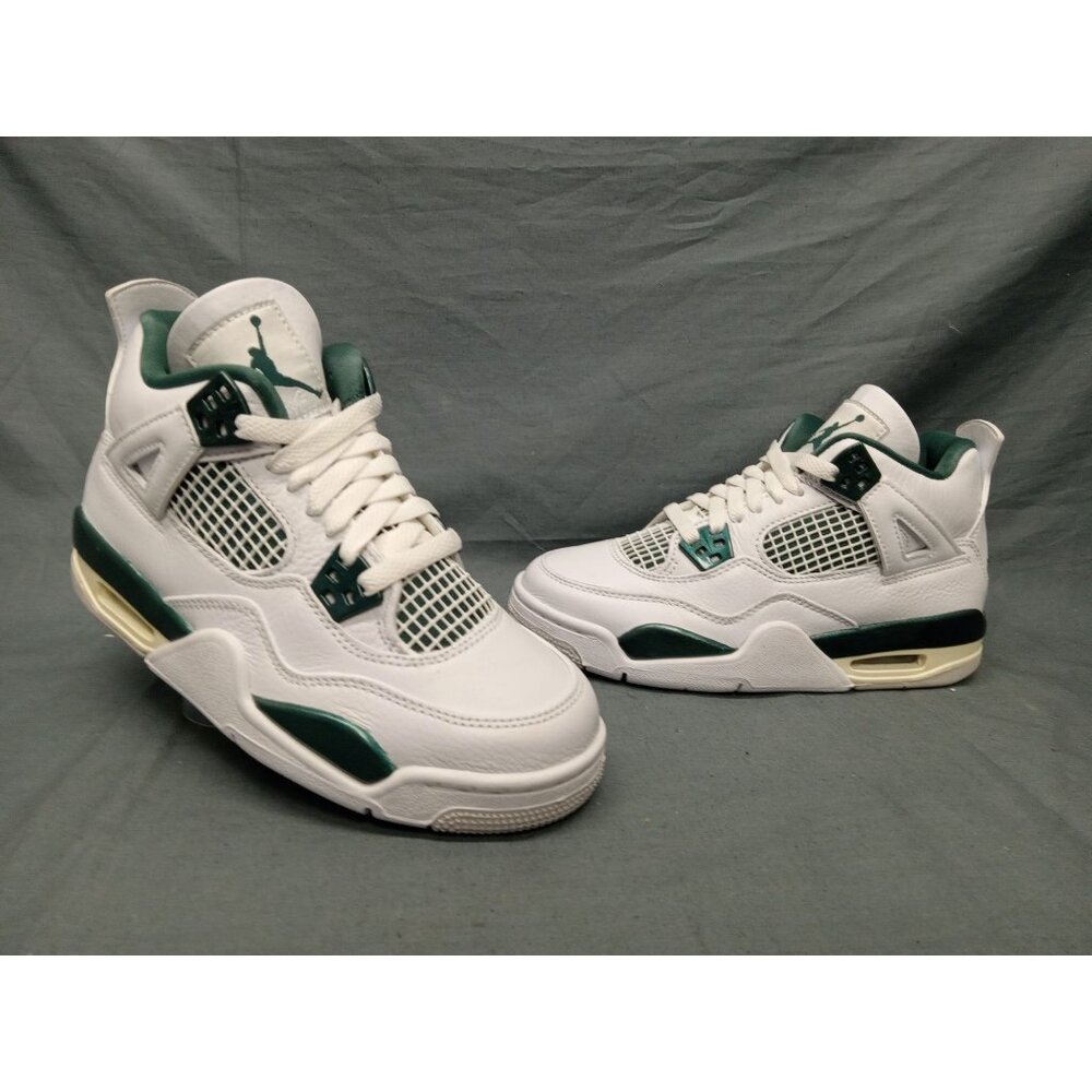 Jordan Kids' White and Dark Green Sneakers